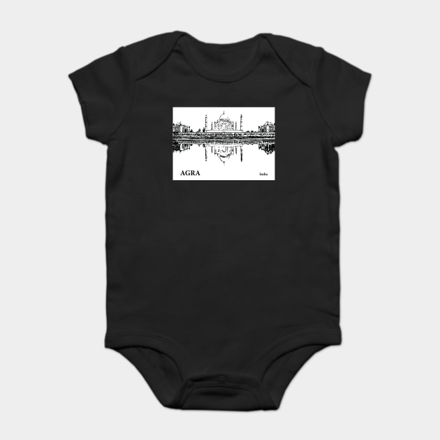 Agra India Baby Bodysuit by Lakeric